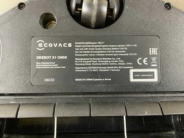 Ecovacs deebot x1 omni robotstofzuiger - afbeelding 9 van  9