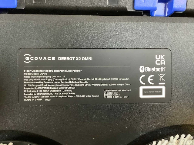 Ecovacs deebot x2 omni robotstofzuiger - afbeelding 8 van  8
