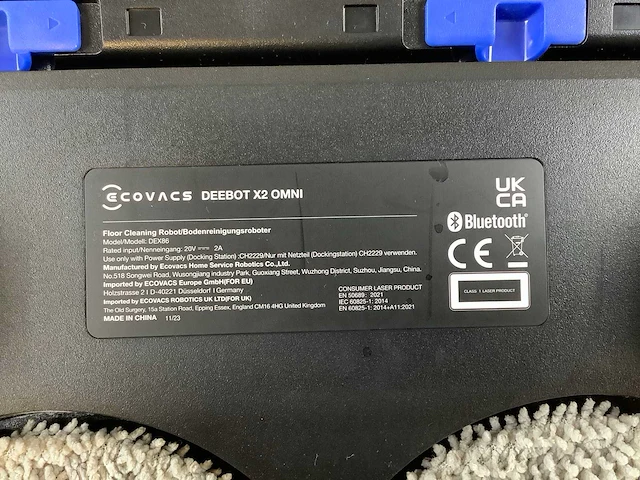 Ecovacs deebot x2 omni robotstofzuiger - afbeelding 8 van  8