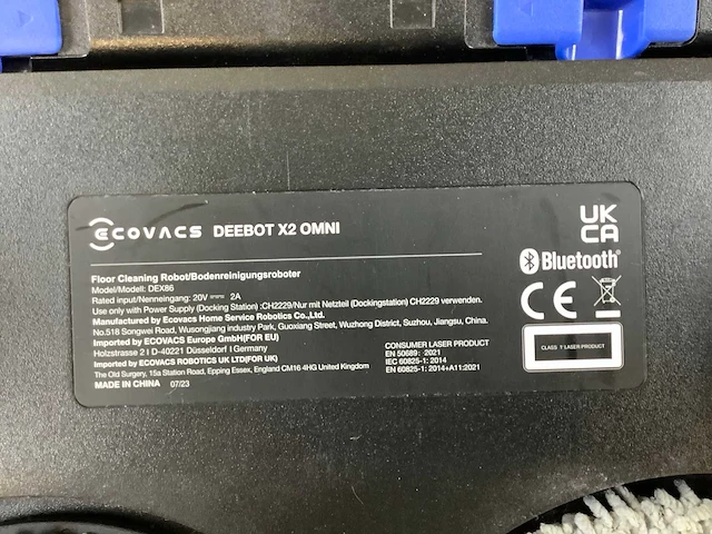 Ecovacs deebot x2 omni robotstofzuiger - afbeelding 7 van  7