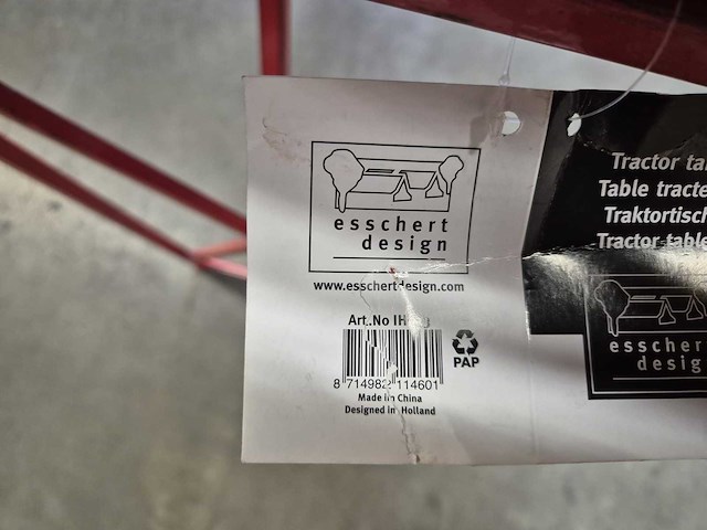 Ed - tractor statafel rood - afbeelding 5 van  5