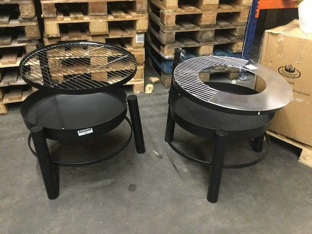 Ed - vuurschaal met bbq functie. (2x) - afbeelding 1 van  3