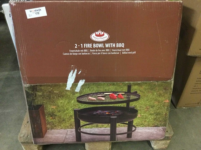 Ed - vuurschaal met grill l (2x) - afbeelding 2 van  4