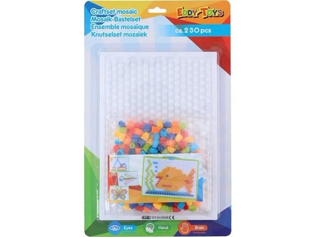 Eddy toys insteekmozaïek 2 stuks h012 - afbeelding 1 van  5