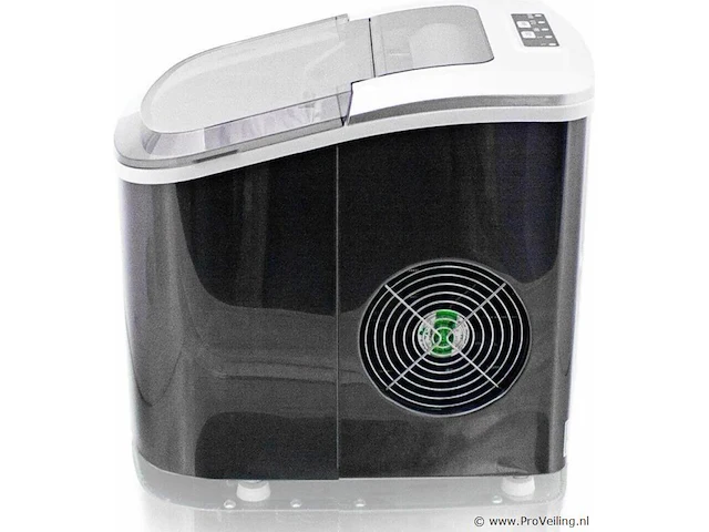 Edelstalen ijsblokjesmachine - 120 watt - donkergrijs - afbeelding 2 van  3