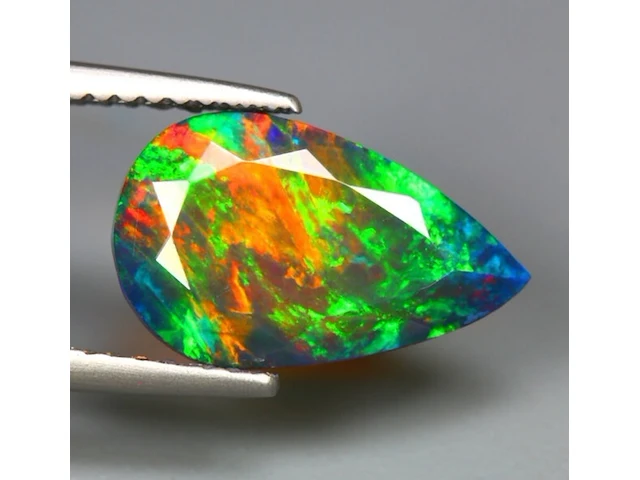 Edelsteen - black opal - 2.64 ct - afbeelding 1 van  5