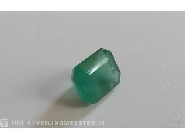 Edelsteen, 1.80 ct natural green zambian emerald - afbeelding 2 van  13