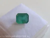 Edelsteen, 1.80 ct natural green zambian emerald - afbeelding 3 van  13