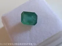 Edelsteen, 1.80 ct natural green zambian emerald - afbeelding 4 van  13