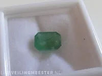 Edelsteen, 1.80 ct natural green zambian emerald - afbeelding 5 van  13