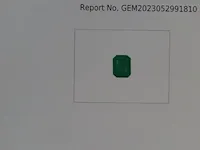 Edelsteen, 1.80 ct natural green zambian emerald - afbeelding 8 van  13