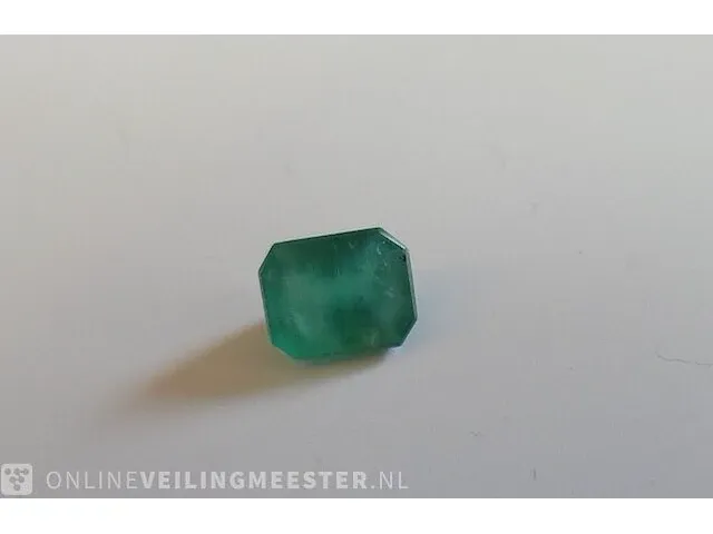 Edelsteen, 1.80 ct natural green zambian emerald - afbeelding 10 van  13