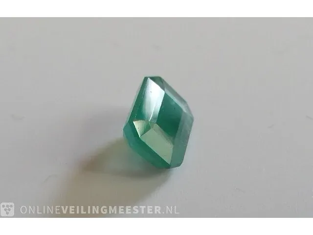 Edelsteen, 1.80 ct natural green zambian emerald - afbeelding 13 van  13