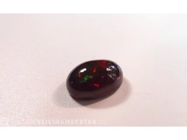 Edelsteen, 2.70 ct natural black opal. - afbeelding 2 van  16
