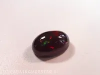 Edelsteen, 2.70 ct natural black opal. - afbeelding 2 van  16