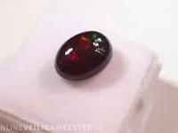Edelsteen, 2.70 ct natural black opal. - afbeelding 4 van  16