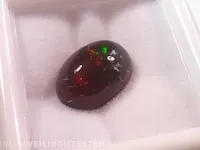 Edelsteen, 2.70 ct natural black opal. - afbeelding 8 van  16