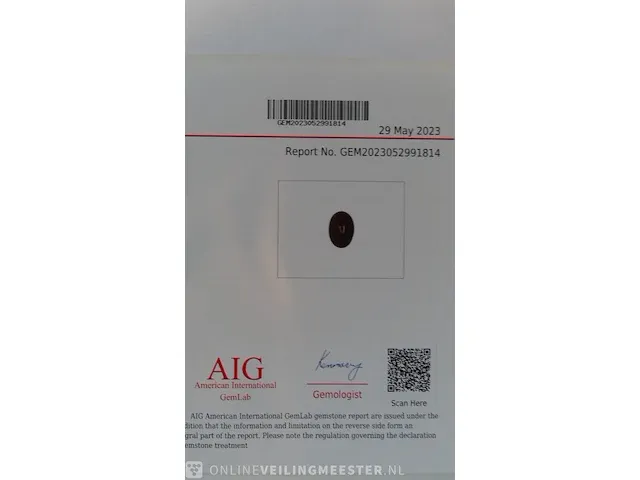 Edelsteen, 2.70 ct natural black opal. - afbeelding 12 van  16
