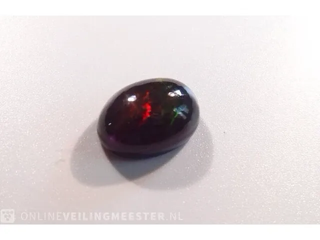 Edelsteen, 2.70 ct natural black opal. - afbeelding 13 van  16