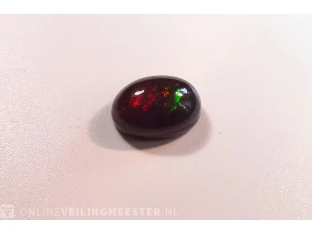 Edelsteen, 2.70 ct natural black opal. - afbeelding 14 van  16