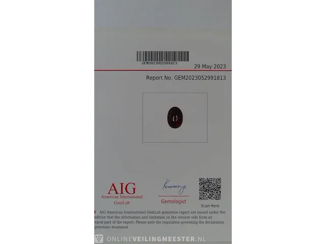 Edelsteen, 3.00 ct natural solid black opal - afbeelding 6 van  11