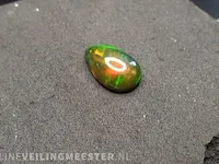 Edelsteen, 3.02 ct natural solid black opal - afbeelding 6 van  11