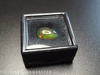 Edelsteen, 3.02 ct natural solid black opal - afbeelding 9 van  11