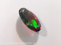 Edelsteen, 3.15 ct natural solid black opal - afbeelding 10 van  12