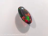 Edelsteen, 3.15 ct natural solid black opal - afbeelding 11 van  12