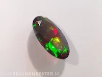 Edelsteen, 3.15 ct natural solid black opal - afbeelding 12 van  12