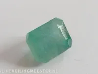 Edelsteen, 3.33 ct natural zambian green emerald. - afbeelding 6 van  9