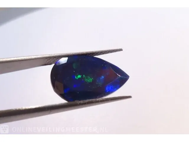 Edelsteen, 4.24 ct natural black opal - afbeelding 13 van  16