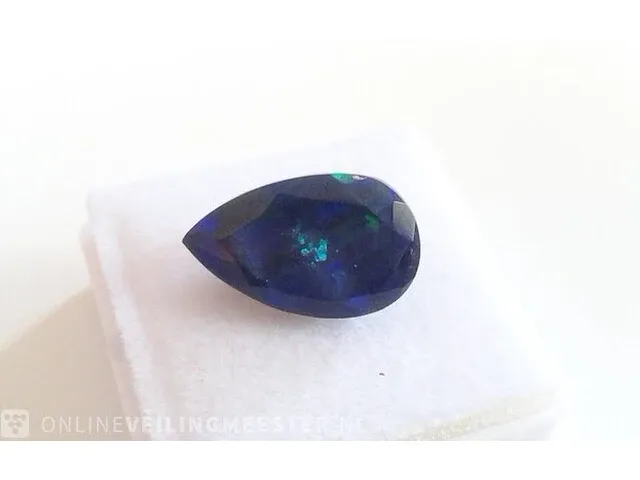 Edelsteen, 4.24 ct natural black opal - afbeelding 15 van  16