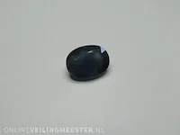 Edelsteen, 6.05 ct natural kanchanaburi blue sapphire - afbeelding 1 van  11
