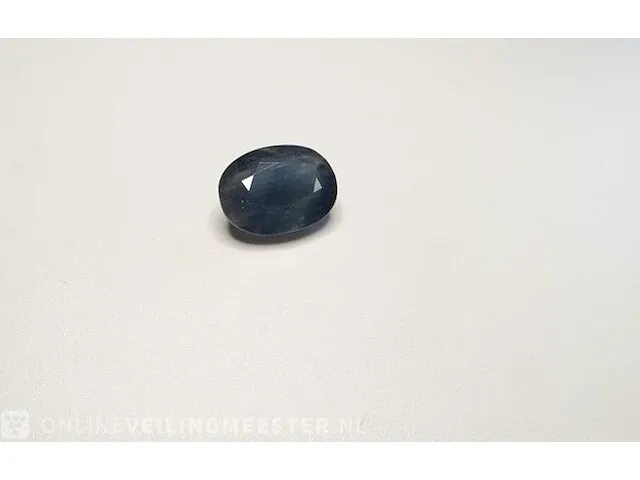 Edelsteen, 6.05 ct natural kanchanaburi blue sapphire - afbeelding 4 van  11