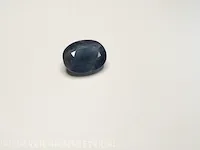 Edelsteen, 6.05 ct natural kanchanaburi blue sapphire - afbeelding 4 van  11