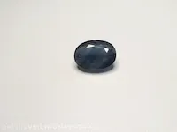 Edelsteen, 6.05 ct natural kanchanaburi blue sapphire - afbeelding 6 van  11