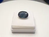 Edelsteen, 6.05 ct natural kanchanaburi blue sapphire - afbeelding 7 van  11