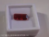 Edelstenen, natural tourmaline (rubellite) 3.03 ct (certified). - afbeelding 6 van  15