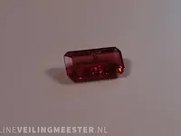 Edelstenen, natural tourmaline (rubellite) 3.03 ct (certified). - afbeelding 12 van  15