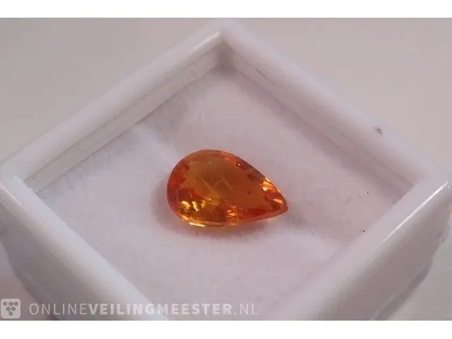Edelstenen, natural yellow sapphire 2.59 ct (certified). - afbeelding 3 van  11