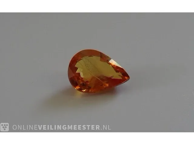 Edelstenen, natural yellow sapphire 2.59 ct (certified). - afbeelding 8 van  11
