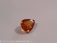 Edelstenen, natural yellow sapphire 2.59 ct (certified). - afbeelding 9 van  11