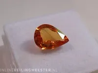 Edelstenen, natural yellow sapphire 2.59 ct (certified). - afbeelding 10 van  11
