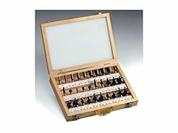 Edess hardmetalen frezen set 30 stukken schacht 8 mm