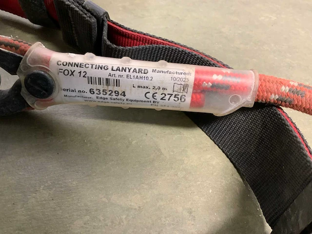 Edge safety heightec fox 12 valharnas - afbeelding 2 van  3
