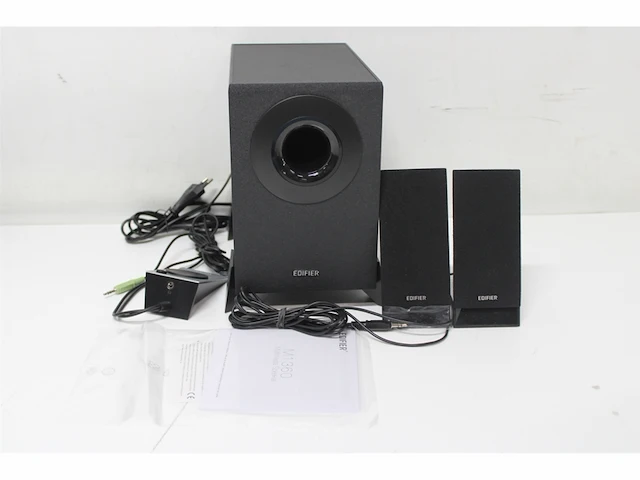Edifier m1360 2.1 speakerset zwart - afbeelding 5 van  5