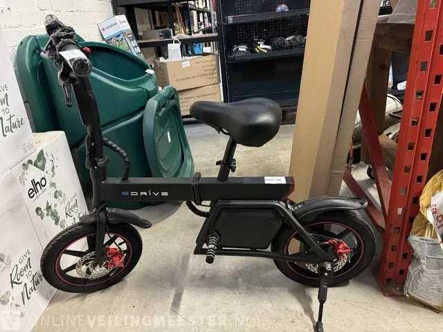 Edrive e-minibike zwart - afbeelding 2 van  6