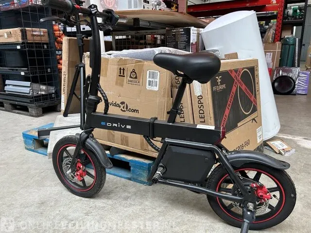 Edrive e-minibike zwart - afbeelding 1 van  5