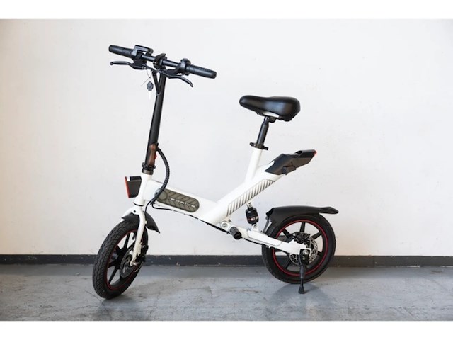 Edrive elektrische minibike inklapbaar wit - afbeelding 1 van  2